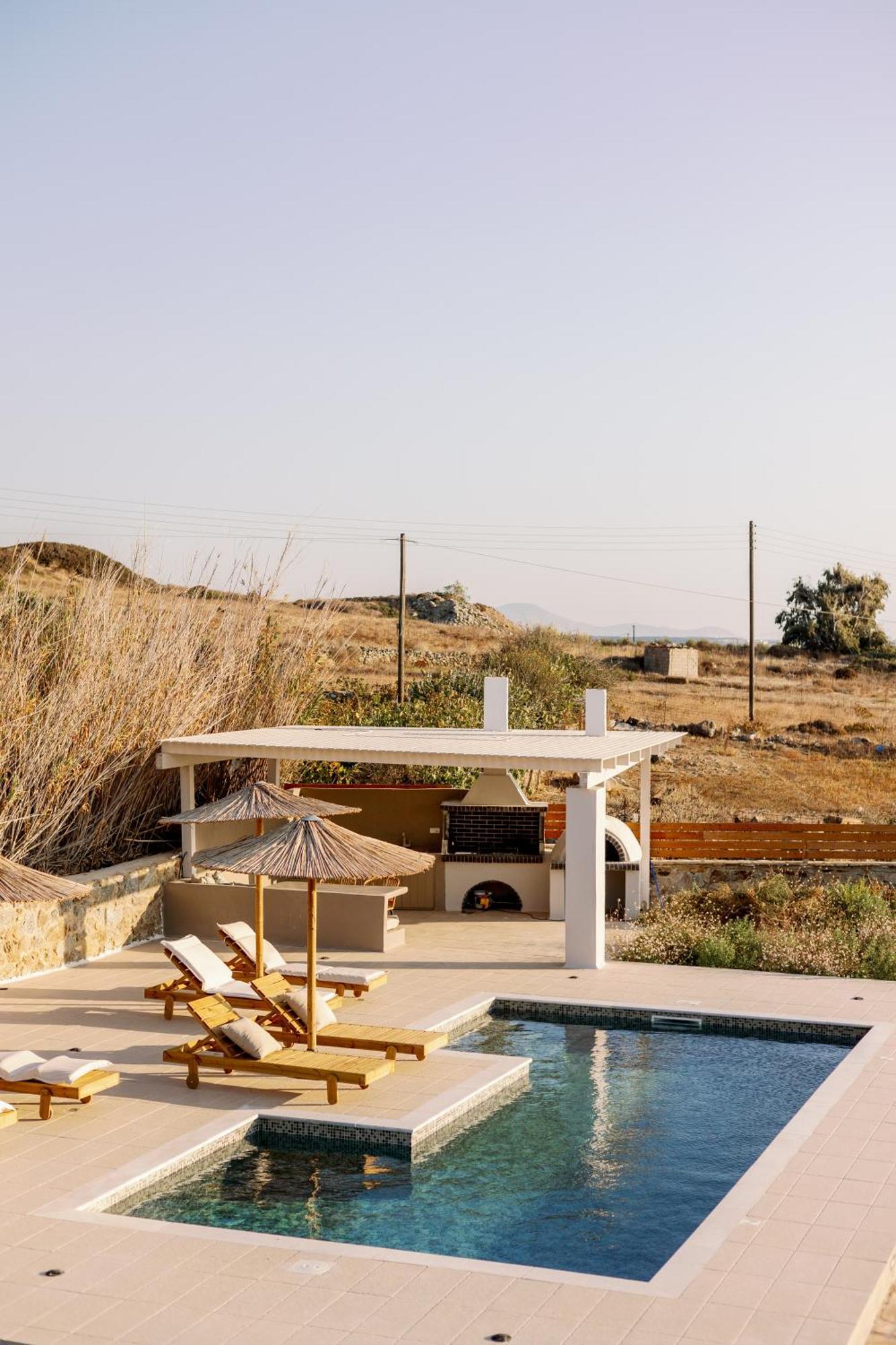 Villa Finest -Seaside Villa With Private Swimming Pool- Mikri Vigla Exterior photo